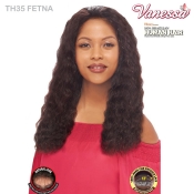 Vanessa Honey 100% Brazilian Human Hair Swissilk Deep Lace Front Wig - TH35 FETNA